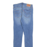 LEVI'S 721 Womens Jeans Blue Slim Skinny Denim Medium W26 L30 Stretch Zip