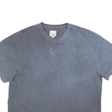 KARL KANI Womens Grey Cotton T-Shirt L Short Sleeve Crew Neck Casual Graphic