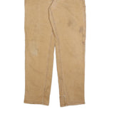 GRAVEL GEAR Mens Cotton Blend Beige Regular Fit Straight Leg Trousers W34 L32