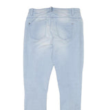 ONLY Womens Slim Light Blue Denim Jeans Cotton Blend W30 L30 Zip Casual