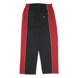 NIKE Mens Joggers Black & Red Slim Tapered 2XL W36 L32 Sportswear Training