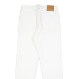 LEVI'S Wedgie Womens Jeans White Regular Straight Denim W26 L28 Button