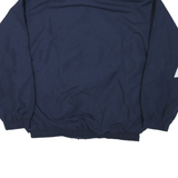 Mens Blue Green & White Zip Up Cotton Track Jacket M Casual Sportswear