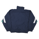 Mens Blue Green & White Zip Up Cotton Track Jacket M Casual Sportswear