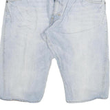 G-STAR Mens Denim Blue Casual Shorts 2XL W36 Cotton Blend Comfortable Fit