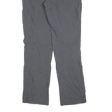 SALEWA Womens Grey Polyester Regular Fit Straight Leg Trousers W32 L34 Outdoor