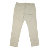 DICKIES Womens Cotton Blend Beige Regular Straight Trousers W36 L30 Workwear