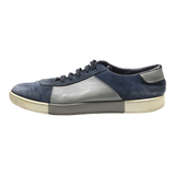 PRADA Low Top Trainers Blue Suede Mens UK 9