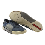 PRADA Low Top Trainers Blue Suede Mens UK 9