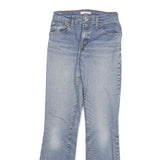 LEVI'S 550 Womens Relaxed Straight Denim Medium W24 L31 Blue Cotton Blend Zip