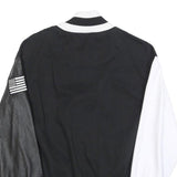 FB SISTER Boys Black & White Letterman Style Button L Cotton Blend Jacket