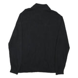 CHAPS Mens Black & Grey Patterned Pullover Jumper Crew Neck Basic Knit M