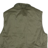 TRUCKER Mens Green Cotton Zip Jacket XL Utility Pockets Casual Workwear Outdoor
