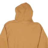 CHAMPION Womens Brown Pullover Hoodie L Classic Cotton Blend Casual Sweatshirt