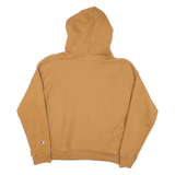 CHAMPION Womens Brown Pullover Hoodie L Classic Cotton Blend Casual Sweatshirt