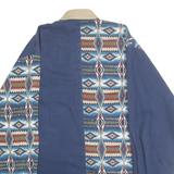 CHAPARRAL RIDGE Mens Blue & Beige Pattern Shirt L Cotton Casual Stylish