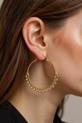 Calla Hoops Gold Large