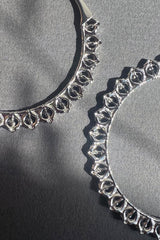Calla Hoops Silver Large