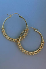 Calla Hoops Gold  Medium
