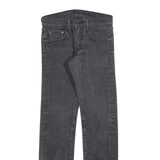 LEVI'S Mens Jeans Black Slim Skinny Denim Medium W29 L32 Zip Closure