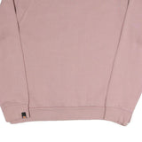 ELLESSE Womens Pink Cotton Blend Crew Neck UK 14 Sweatshirt Casual Pullover