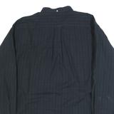 NAUTICA Mens Blue & Green Check Cotton Shirt XL Button Down Casual Classic