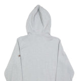 COLUMBIA Mens Grey Hoodie S Cotton Blend Pullover Casual Lightweight