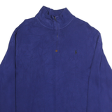 POLO RALPH LAUREN Mens Blue Cotton Pullover Jumper Crew Neck M Classic Fit