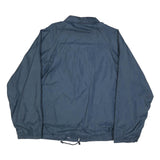 WEAR GUARD Mens Blue Button Jacket XL Polyester Plain Lightweight Casual