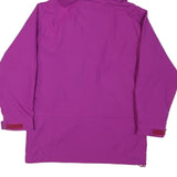 LL BEAN Womens Purple & Blue Waterproof Outdoor Jacket S Polyester Blend Zip