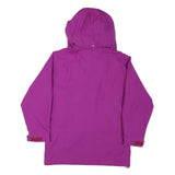 LL BEAN Womens Purple & Blue Waterproof Outdoor Jacket S Polyester Blend Zip