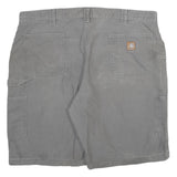 CARHARTT Mens Shorts Grey Casual Cotton 2XL W42 Workwear Pockets