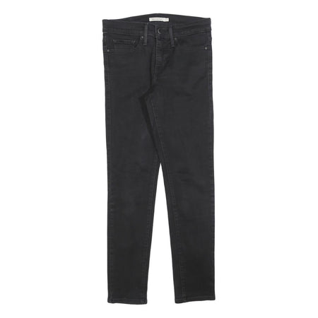LEVI'S Womens 311 Slim Skinny Black Denim Cotton Blend Jeans W27 L28