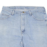 WRANGLER Mens Shorts Blue Denim Casual L W36 Classic Fit Cotton Blend