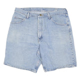 WRANGLER Mens Shorts Blue Denim Casual L W36 Classic Fit Cotton Blend
