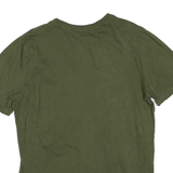 NIKE Mens Green Crew Neck Short Sleeve Graphic T-Shirt M Sportswear Cotton Blend