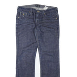 ARMANI JEANS Womens Blue Regular Straight Denim Medium W31 L30 Jeans Stylish