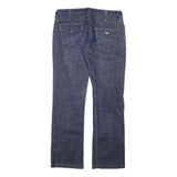 ARMANI JEANS Womens Blue Regular Straight Denim Medium W31 L30 Jeans Stylish