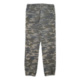 DOWNLOAD Mens Cotton Blend Camouflage Regular Tapered Trousers W28 L28