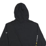 NIKE Mens Black Hoodie XL Cotton Blend Zip Up Sweatshirt 2022 Print