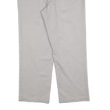 DICKIES Mens Cotton Blend Beige Relaxed Straight Trousers W36 L30 Casual