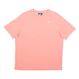 NIKE Womens Pink Slogan T-Shirt S Short Sleeve Crew Neck Casual Sport