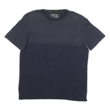 CALVIN KLEIN JEANS Mens Navy Blue Short Sleeve Crew Neck Plain T-Shirt M