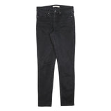 LEVI'S 311 Womens Slim Black Denim Jeans Cotton Blend Zip W28 L30 Stylish Fit