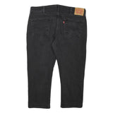 LEVI'S Mens Jeans Black Regular Straight Denim Medium W36 L22 Classic Zip Cotton