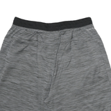 ADIDAS Mens Grey Casual Shorts L W28 Polyester Blend Comfort Fit Sports