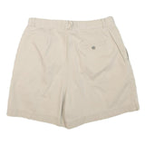 LIZ CLAIBORNE Womens Shorts Beige Casual Plain L W30 Classic Comfort