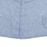 SONOMA Womens Blue Denim Cargo Mini Skirt Cotton Blend XS Casual Pocket Detail