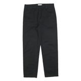 CARHARTT Womens Black Regular Tapered Cotton Blend Trousers W32 L28