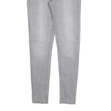 LEVI'S 535 Womens Jeans Grey Slim Skinny Denim W29 L30 Cotton Blend Zip